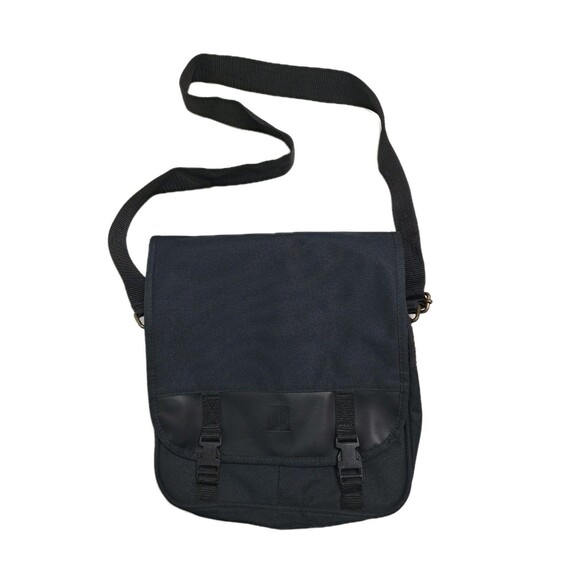 Vintage Gap Hobo Purse Shoulder Bag Messenger Satchel Black Crossbody - Picture 1 of 7